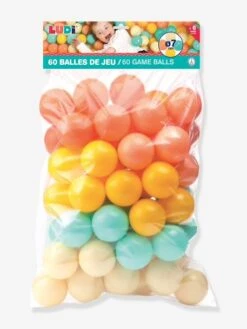 60 Balles De Jeu LUDI Multicolore - Ludi -Petite Vie Soldes 60 balles de jeu ludi 5