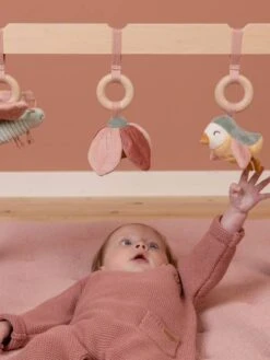 Arche Bois D'Éveil Oiseau - LITTLE DUTCH Rose Pâle - Little Dutch -Petite Vie Soldes arche bois deveil oiseau little dutch 1