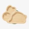 Assiette En Bambou Lapin Naturel - Vertbaudet -Petite Vie Soldes assiette en bambou lapin