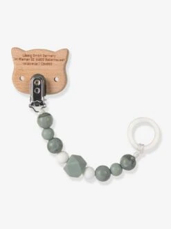 Attache-sucette LÄSSIG Little Chums Gris/chat - Lassig -Petite Vie Soldes attache sucette lassig little chums 4