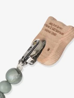 Attache-sucette LÄSSIG Little Chums Gris/chat - Lassig -Petite Vie Soldes attache sucette lassig little chums 5