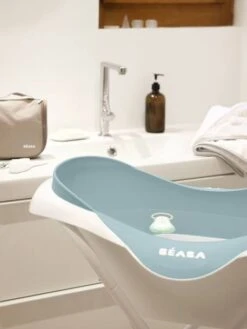 Baignoire BEABA Camélé'o Green Blue - Beaba -Petite Vie Soldes baignoire beaba cameleo 3
