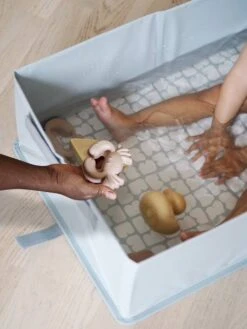 Baignoire Pliable Pop Up Cameleo BEABA Bleu Vert - Beaba -Petite Vie Soldes baignoire pliable pop up cameleo beaba 1