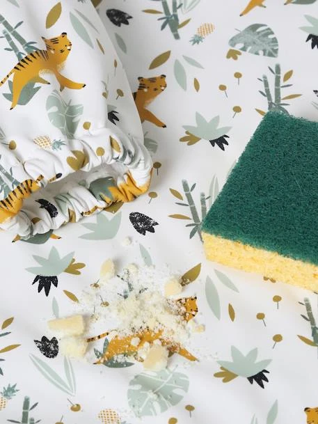 Bavoir Manches Longues VERTBAUDET Imprimé Tigres - Vertbaudet 4 Bavoir Manches Longues VERTBAUDET Imprimé Tigres - Vertbaudet – Image 2