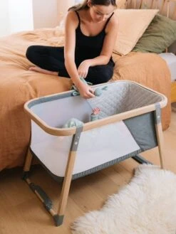 Berceau De Voyage Vertbaudet Naturel/gris - Vertbaudet -Petite Vie Soldes berceau de voyage vertbaudet 4