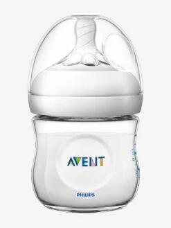 Biberon 125 Ml Philips AVENT Natural Sans BPA Transparent - Philips Avent