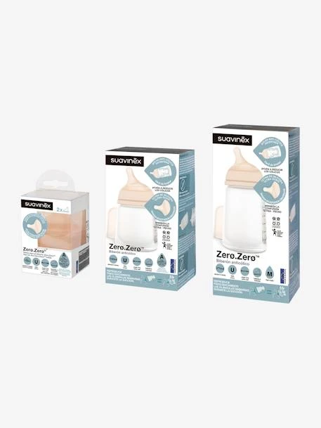 Biberon Anti-colique Zéro Zéro® SUAVINEX - 270 Ml - Débit Moyen (M) Peau - Suavinex 6 Biberon Anti-colique Zéro Zéro® SUAVINEX - 270 Ml - Débit Moyen (M) Peau - Suavinex – Image 4