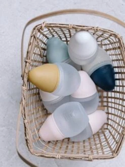 Biberon BibRond 330 Ml ELHEE Bleu Grisé (blue Grey) - Elhee -Petite Vie Soldes biberon bibrond 330 ml elhee 3