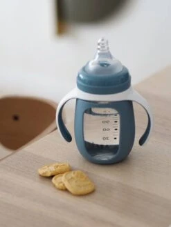 Biberon/tasse D'apprentissage 2 En 1 BEABA En Verre (210 Ml) Rose - Beaba -Petite Vie Soldes biberontasse dapprentissage 2 en 1 beaba en verre 210 ml 2