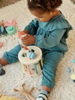 Boîte à Formes Cylindre En Bois FSC® Multicolore - Vertbaudet 8 Boîte à Formes Cylindre En Bois FSC® Multicolore - Vertbaudet -Petite Vie Soldes boite a formes cylindre en bois fsc 2