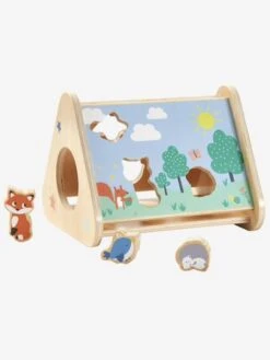 Boîte à Formes Des Animaux En Bois FSC® Multicolore - Vertbaudet -Petite Vie Soldes boite a formes des animaux en bois fsc 1