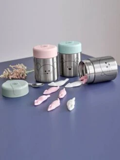 Boîte à Lunch Thermos Repas LÄSSIG Little Chums Menthe/chien - Lassig -Petite Vie Soldes boite a lunch thermos repas lassig little chums 4