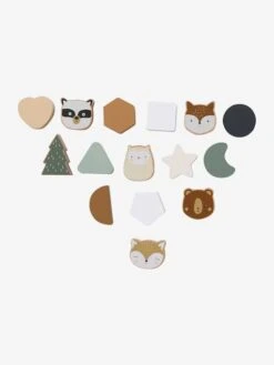 Boîte Des Animaux à Encastrer GREEN FOREST En Bois FSC® Multicolore - Vertbaudet -Petite Vie Soldes boite des animaux a encastrer green forest en bois fsc 4