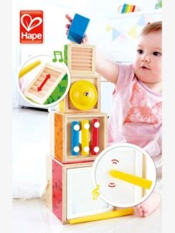 Boîtes Gigognes Musicales HAPE Rouge - Hape -Petite Vie Soldes boites gigognes musicales hape 5