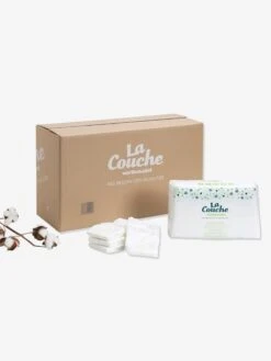 Box De 8 Paquets De 27 Couches T1 (de 2 à 5 Kgs) VERTBAUDET Blanc - Vertbaudet -Petite Vie Soldes box de 8 paquets de 27 couches t1 de 2 a 5 kgs vertbaudet 3