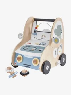 Chariot De Marche Avec Freins EN VOITURE SIMON En Bois FSC® Multicolore - Vertbaudet -Petite Vie Soldes chariot de marche avec freins en voiture simon en bois fsc 2