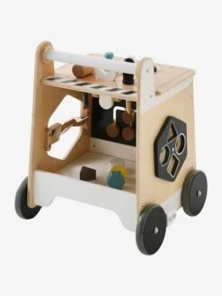 Chariot De Marche Bricolage En Bois FSC® Beige - Vertbaudet -Petite Vie Soldes chariot de marche bricolage en bois fsc 3