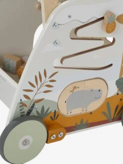 Chariot De Marche Multi-activités Tanzanie En Bois FSC® Vert - Vertbaudet -Petite Vie Soldes chariot de marche multi activites tanzanie en bois fsc 4