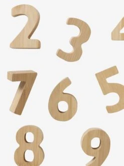 Chiffres En Bambou Beige - Vertbaudet 7 Chiffres En Bambou Beige - Vertbaudet -Petite Vie Soldes chiffres en bambou 2