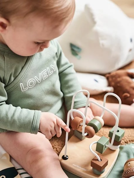 Coffret 3 Jeux D'éveil GREEN FOREST En Bois FSC® Multicolore - Vertbaudet 6 Coffret 3 Jeux D'éveil GREEN FOREST En Bois FSC® Multicolore - Vertbaudet – Image 4