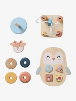 Coffret 3 Jeux D'éveil Les Amis De La Forêt En Bois FSC® Beige - Vertbaudet -Petite Vie Soldes coffret 3 jeux deveil les amis de la foret en bois fsc 4