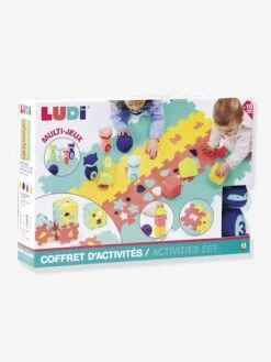 Coffret D'activités Tapis Quille Et Formes LUDI Multicolore - Ludi -Petite Vie Soldes coffret dactivites tapis quille et formes ludi 4