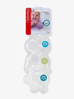 Coffret De 3 Anneaux De Dentition Cristal - INFANTINO Blanc - Infantino -Petite Vie Soldes coffret de 3 anneaux de dentition cristal infantino 4