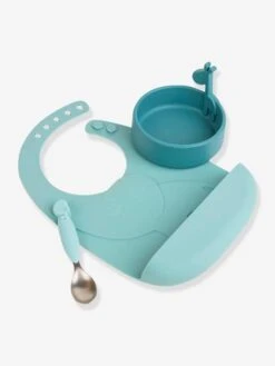 Coffret Premier Repas 3 Pièces DONE BY DEER Peekaboo Deer Friends En Silicone Bleu - Done By Deer -Petite Vie Soldes coffret premier repas 3 pieces done by deer peekaboo deer friends en silicone 2