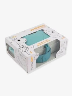Coffret Premier Repas 3 Pièces DONE BY DEER Peekaboo Deer Friends En Silicone Bleu - Done By Deer -Petite Vie Soldes coffret premier repas 3 pieces done by deer peekaboo deer friends en silicone 3