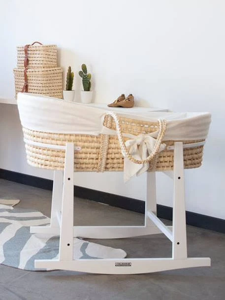 Couffin Bébé CHILDHOME Moise Naturel/écru - Childhome 4 Couffin Bébé CHILDHOME Moise Naturel/écru - Childhome – Image 2