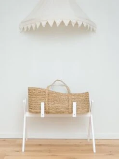 Couffin Bébé CHILDHOME Moise Jonc De Mer Naturel/écru - Childhome -Petite Vie Soldes couffin bebe childhome moise jonc de mer 3
