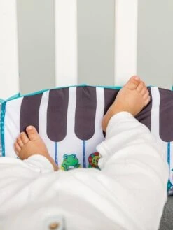 Coussin Piano évolutif 3 En 1 Infantino Gris Et Bleu - Infantino -Petite Vie Soldes coussin piano evolutif 3 en 1 infantino 3