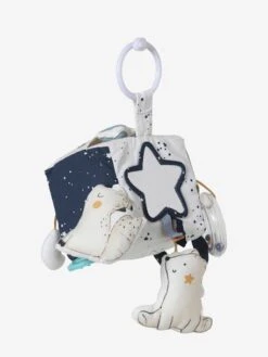 Cube D'activités à Suspendre CÉLESTE Bleu - Vertbaudet -Petite Vie Soldes cube dactivites a suspendre celeste 5