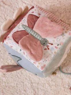 Cube D'activités Flowers - LITTLE DUTCH Rose - Little Dutch -Petite Vie Soldes cube dactivites flowers little dutch 3