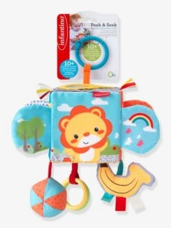 Cube D'Éveil Jungle - INFANTINO Multicolore - Infantino -Petite Vie Soldes cube deveil jungle infantino 1