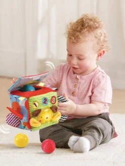 Cube Interactif éveil Sensoriel VTECH Multicolore - Toutes Les Marques -Petite Vie Soldes cube interactif eveil sensoriel vtech 1