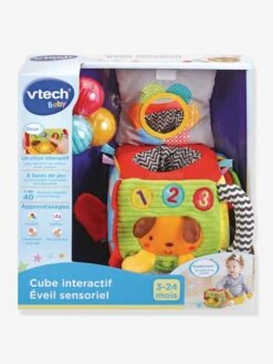 Cube Interactif éveil Sensoriel VTECH Multicolore - Toutes Les Marques -Petite Vie Soldes cube interactif eveil sensoriel vtech 2
