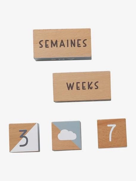 Cubes De L'âge Spécial Photos En Bois FSC® Multicolore - Vertbaudet 7 Cubes De L'âge Spécial Photos En Bois FSC® Multicolore - Vertbaudet – Image 5