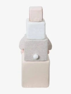 Cubes En Tissu GRENIER Beige - Vertbaudet 12 Cubes En Tissu GRENIER Beige - Vertbaudet -Petite Vie Soldes cubes en tissu grenier 4