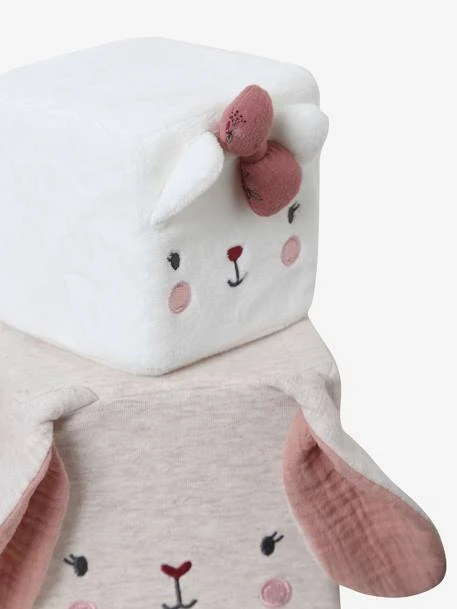 Cubes En Tissu GRENIER Beige - Vertbaudet 8 Cubes En Tissu GRENIER Beige - Vertbaudet – Image 6