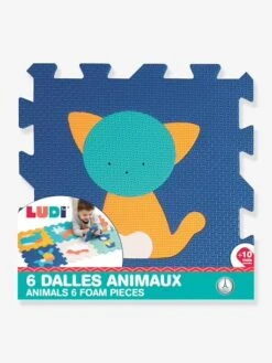 Dalles 6 Animaux LUDI Multicolore - Ludi 11 Dalles 6 Animaux LUDI Multicolore - Ludi -Petite Vie Soldes dalles 6 animaux ludi 3
