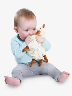 Doudou Avec Attache Sucette Sophie La Girafe VULLI Beige - Sophie La Girafe -Petite Vie Soldes doudou avec attache sucette sophie la girafe vulli 2