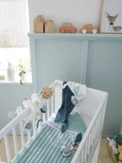 Doudou Carré En Coton Bio* Et Polyester + Hochet Rond LOVELY NATURE Blanc Moyen Uni Avec Decor - Vertbaudet -Petite Vie Soldes doudou carre en coton bio et polyester hochet rond lovely nature 1