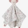Doudou Carré En Gaze De Coton GRENIER Blanc - Vertbaudet -Petite Vie Soldes doudou carre en gaze de coton grenier
