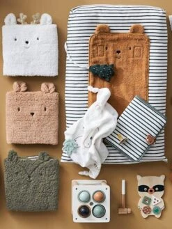 Doudou Carré + Hochet GREEN FOREST Multicolore - Vertbaudet 10 Doudou Carré + Hochet GREEN FOREST Multicolore - Vertbaudet -Petite Vie Soldes doudou carre hochet green forest 2