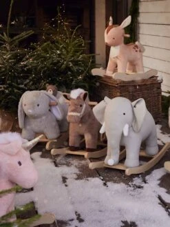 Faon à Bascule En Bois FSC® Multicolore - Vertbaudet -Petite Vie Soldes faon a bascule en bois fsc 2