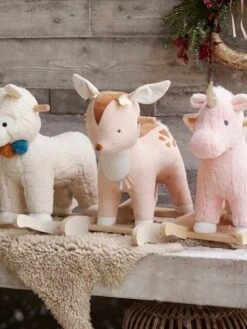 Faon à Bascule En Bois FSC® Multicolore - Vertbaudet -Petite Vie Soldes faon a bascule en bois fsc 3