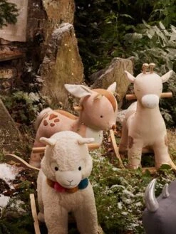 Faon à Bascule En Bois FSC® Multicolore - Vertbaudet -Petite Vie Soldes faon a bascule en bois fsc 4