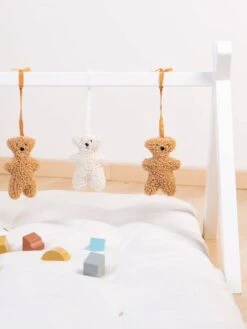 Figurines Pour Arche D'éveil - CHILDHOME Marron - Childhome -Petite Vie Soldes figurines pour arche deveil childhome 3