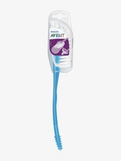 Goupillon Philips AVENT Pour Biberons Et Tétines Bleu - Philips Avent -Petite Vie Soldes goupillon philips avent pour biberons et tetines 2